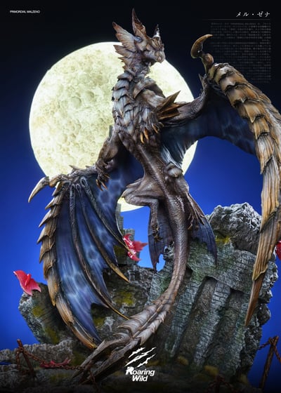 【預購】魔物獵人 雙版本 原初爵銀龍 X Roaring Wild4