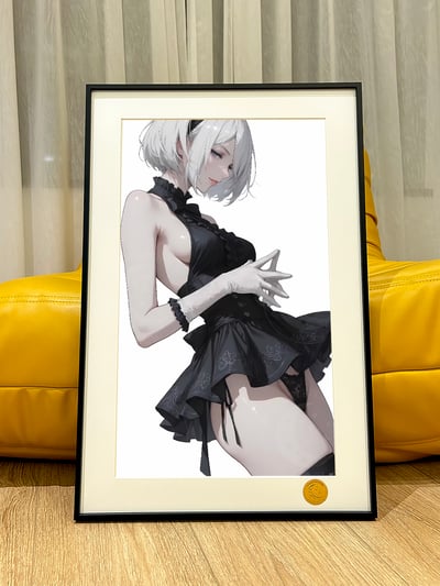 【預購】尼爾自動人形《黑裙2B》動漫裝飾畫 X 星空工作室3