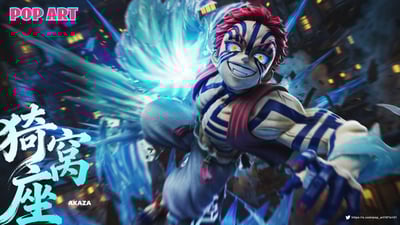 【售罄展示追加請私訊客服@toystationtw】鬼滅之刃 第三款 猗窩座 X POP.ART工作室2