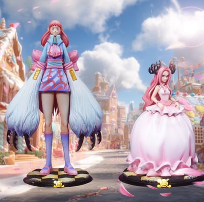 【預購】海賊王 私人定制boss補全系列 旁娜&梅麗澤 X Black小黑1