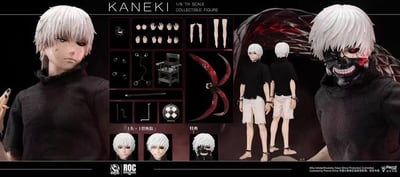 【售罄展示追加請私訊客服@toystationtw】東京喰種 1/6可動人偶 覺醒Ver. ROC-024 金木研 X Rocket Toys+皮樂中國 正版授權2