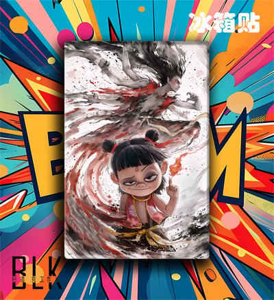 【預購】魔童鬧海 《哪咤/敖丙》遊戲動漫裝飾畫&冰箱貼 X 巴洛克工作室3