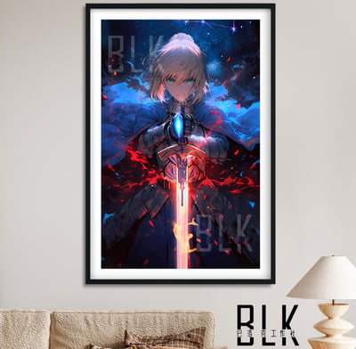 【預購】Fate/stay《夜空saber》裝飾畫&冰箱貼 X 巴洛克工作室1