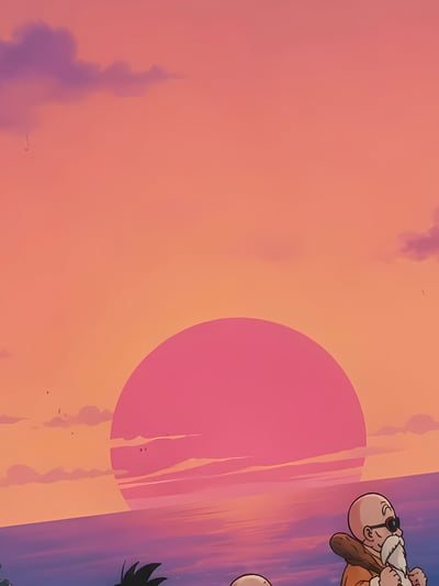 【預購】七龍珠《師徒修行》動漫裝飾畫 X 星空工作室6