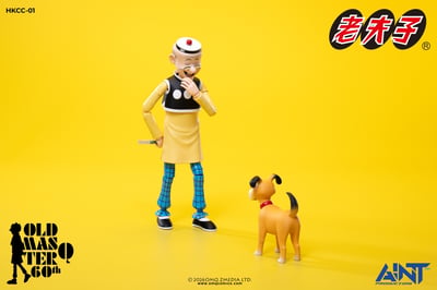 【售罄展示追加請私訊客服@toystationtw】1/12比例老夫子 60周年紀念版可動人偶 HKCC-01 再版 X AINT Production11