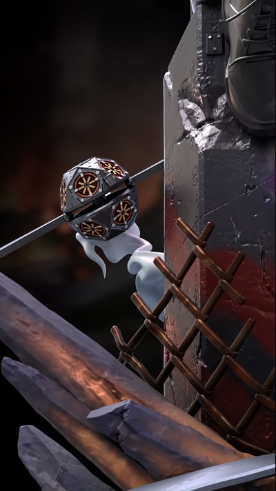 【預購】明日方舟 維什戴爾&駭爪雕像 X 倒影工作室&迷因工作室9