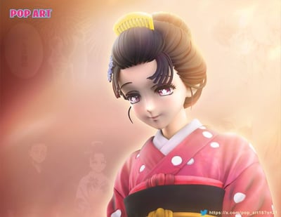 【補款】鬼滅之刃 雙版本 狛戀-猗窩座&戀雪 X POP.ART工作室8