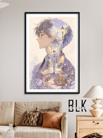 【預購】庫洛魔法使《雪兔剪影》動漫裝飾畫&冰箱貼 X 巴洛克工作室2