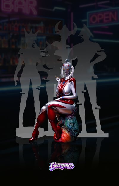 【售罄展示追加請私訊客服@toystationtw】奧特曼 女奧系列第一彈 奧特之母 X Emergence工作室2