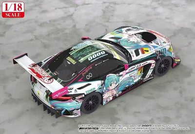 【售罄展示追加請私訊客服@toystationtw】Good Smile 初音未來 AMG 開幕戰痛車 車模 Ver. 再版 X GSC6