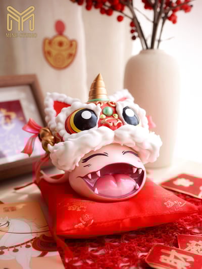 【預購】數碼寶貝 新春款系列 喵喵獸&滾球 X MINE圖鑒補全工作室8