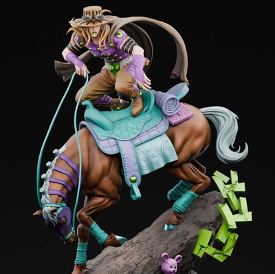 【預購】JoJo的奇妙冒險 第七部 飆馬野郎 傑洛·齊貝林 X CHIKARA力量1