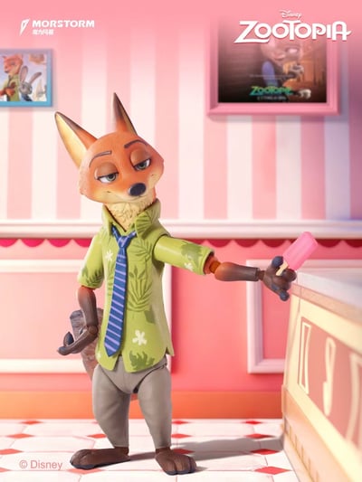 【預購】動物方程式 瘋狂動物城可動人偶 X Fondjoy 正版授權2