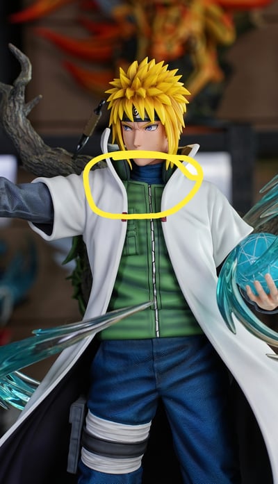 【售罄展示追加請私訊客服@toystationtw】火影忍者 經典名場面 波風水門&玖辛奈 X 圓火工作室10