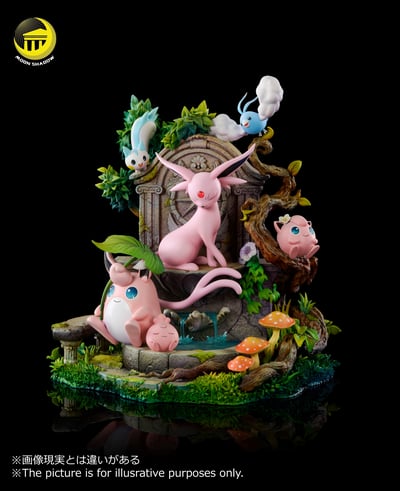 【預購】寶可夢 自然系列伊布第6彈-太陽伊布胖丁家族場景 X 月影殿4