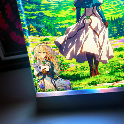 【預購】薇爾莉特透明卡磚 X 阿喵畫社4