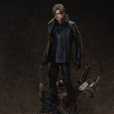 【預購】生化危機9 里昂.肯尼迪 X 魂殿工作室1