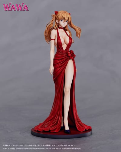 【售罄展示追加請私訊客服@toystationtw】Eva新世紀福音戰士 雙版本 禮服明日香 X WAWA工作室3