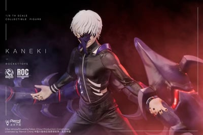 【售罄展示追加請私訊客服@toystationtw】東京喰種 1/6可動人偶 戰鬥服Ver. ROC-025 金木研 X Rocket Toys+皮樂中國 正版授權5