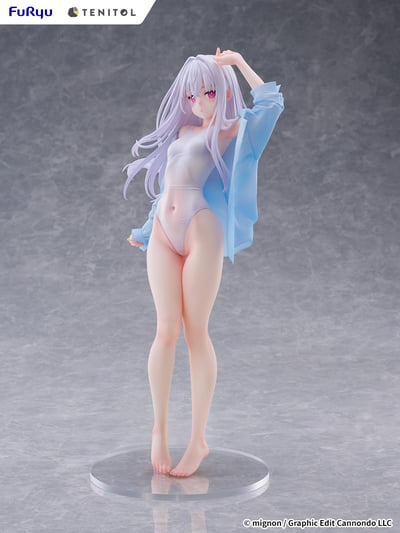 【預購】TENITOL TALL NO GAME NO LIFE 遊戲人生 白-泳裝Ver. X FuRyu11