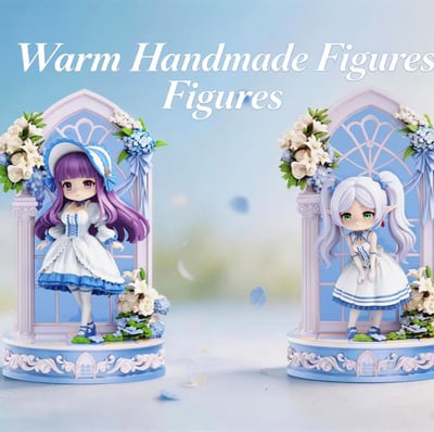 【預購】葬送的芙莉蓮 Q版黑白洛麗塔 芙莉蓮&菲倫 X 啟晨工作室1