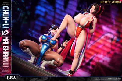 【預購】格鬥天王kof 不知火舞&春麗 麗麗vs火火 X BBW Big Beautiful Woman6