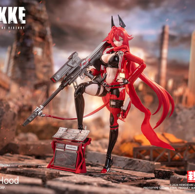 【售罄展示追加請私訊客服@toystationtw】NIKKE勝利女神 拼裝可動模型 小紅帽 X 和模線1