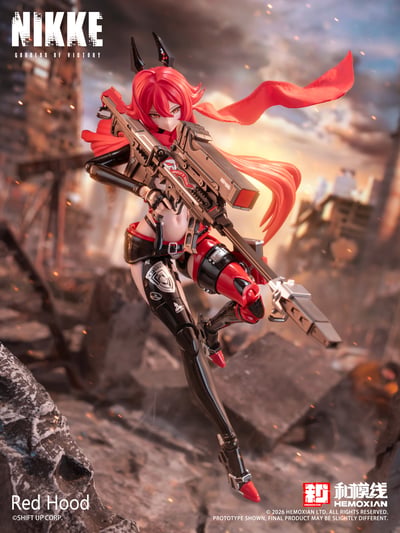 【售罄展示追加請私訊客服@toystationtw】NIKKE勝利女神 拼裝可動模型 小紅帽 X 和模線5