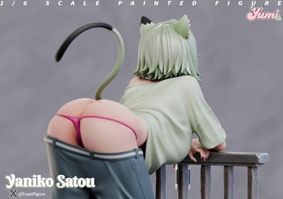 【預購】尼古丁喵喵-佐藤雅妮子 X Yumi figure9