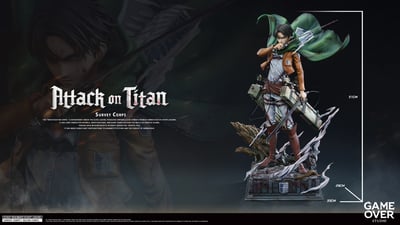 【預購】進擊的巨人 雙比例 利威爾·阿克曼 X Game Over5