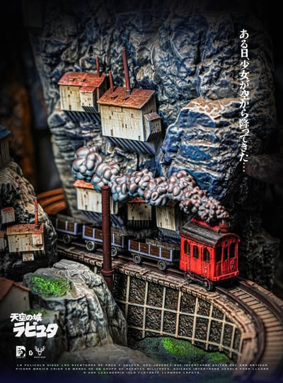 【預購】宮崎駿 收藏級雕像第四彈-天空之城 X 白鹿+黑蟻工作室10