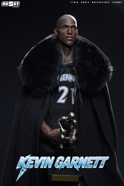 【預購】NBA 1/6收藏級可動人偶套裝 可動眼 森林狼MVP加內特 X Reset-Studio10