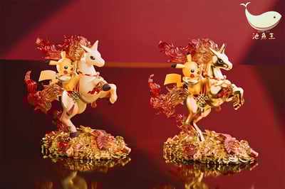 【預購】寶可夢 雙版本 烈焰肥馬皮卡丘 X 池魚王工作室2