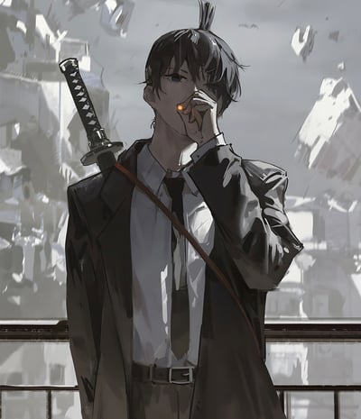 【預購】鏈鋸人《早川秋》動漫裝飾畫 X H2工作室5