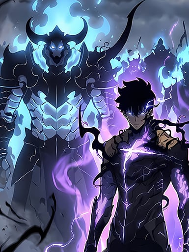 【預購】我獨自升級《暗影君王》裝飾畫&冰箱貼 X 巴洛克工作室5