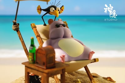 【預購】宮崎駿 遇見系列 千與千尋-坊寶寶的悠閑時光 X 神隱工作室5