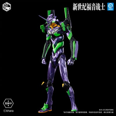 【預購】Eva新世紀福音戰士 初號機 包膠式合金可動 X 重機形1