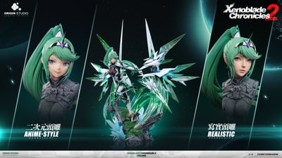 【預購】異度之刃2 周年款典藏級雕像 豪華戰鬥服小綠 X ORIGIN-Studio2