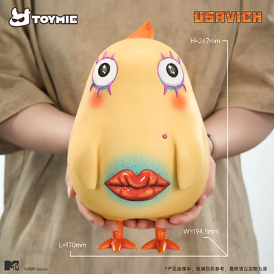 【預購】《監獄兔》娛樂時間系列 搪膠大娃-科曼尼奇母（父）X TOYMIE玩伴4