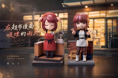 【預購】在超市後門吸煙的二人 Q版山田小姐 X 織夢工作室3