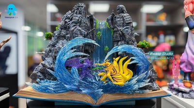 【現貨秒發】火影忍者 書本系列第二彈 木葉的回憶 木葉村&終結之谷 X 黃蜂工作室5