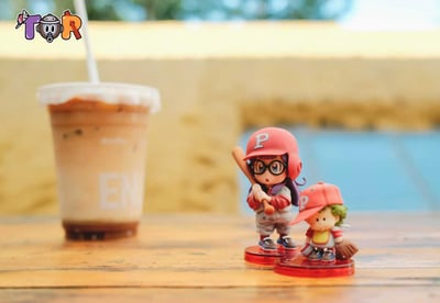 【售罄展示追加請私訊客服@toystationtw】怪博士與機器娃娃 阿拉蕾系列026 棒球阿拉蕾&小嘎 X TOR-Studio10