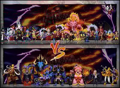 【預購】海賊王 鬼島決戰第二十九彈 流櫻魯夫 X A+研究所3