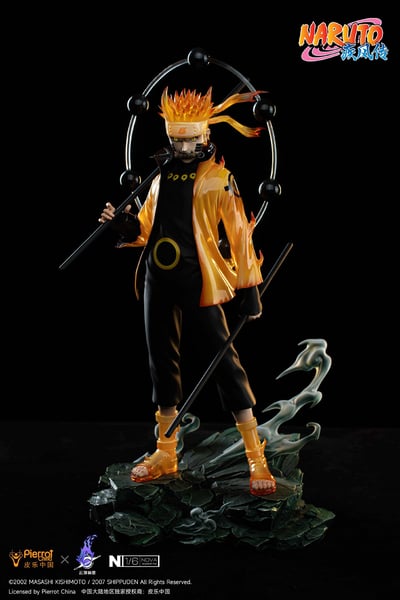 【預購】《火影忍者》六道仙人模式-漩渦鳴人&輪回眼-宇智波佐助 X 皮樂中國+雲頂摘星工作室 正版授權7