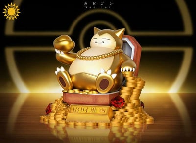 【預購】寶可夢 雙配色 富豪招財進寶-卡比獸 X 太陽模玩9