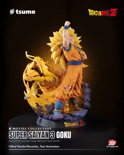 【售罄展示追加請私訊客服@toystationtw】七龍珠 Super Saiyan 3 Goku - Movies Collection 超級賽亞人3 悟空 X Tsume 正版授權4