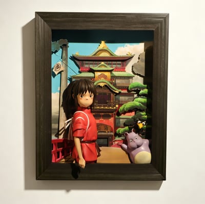 【預購】宮崎駿 壁掛系列 千與千尋友伴同行 X 神隱工作室1