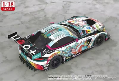 【售罄展示追加請私訊客服@toystationtw】Good Smile 初音未來 AMG 開幕戰痛車 車模 Ver. 再版 X GSC3