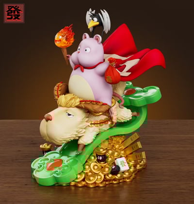 【預購】宮崎駿 招財坊寶寶&茵茵狗聯動 X 發工作室2