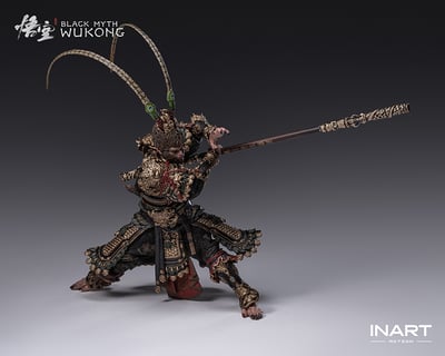 【預購】《黑神話：悟空》1/12可動人偶 大聖金甲套 X INART Action10